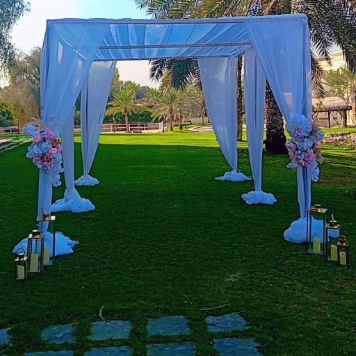 Floral Chiffon Canopy Dubai