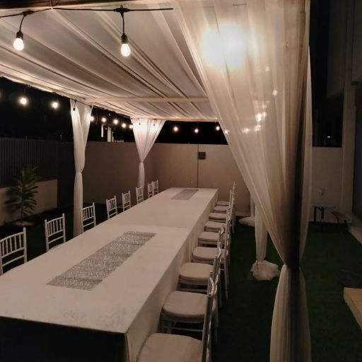Outdoor Dining Draping Festoon Lights Dubai