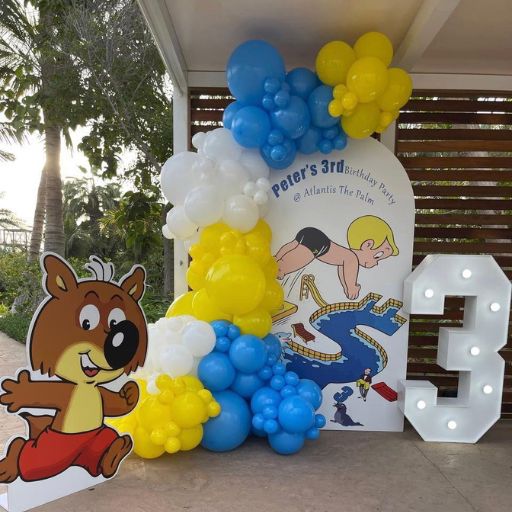 Swimming Pool Birthday Balloon