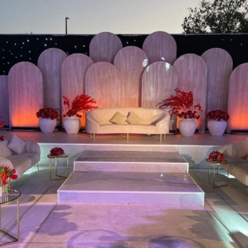 10 Panel Stage Wedding Decoration Dubai & across UAE