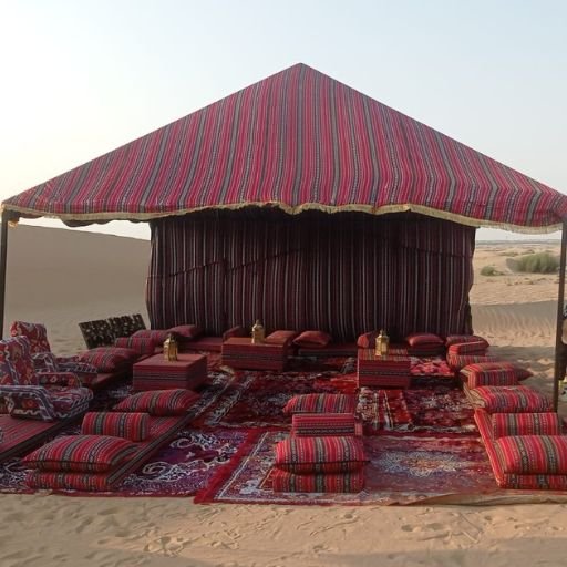 5x5m Low Seating Arabic Majlis Tent Rental Dubai & across UAE
