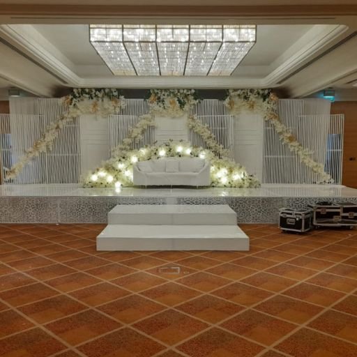 Acrylic Panel Backdrop Classic Wedding Stage Dubai & across UAE
