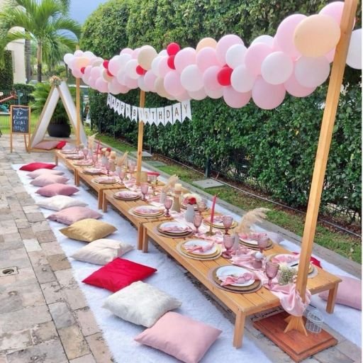 Birthday Low Seating Setup Dubai & across UAE