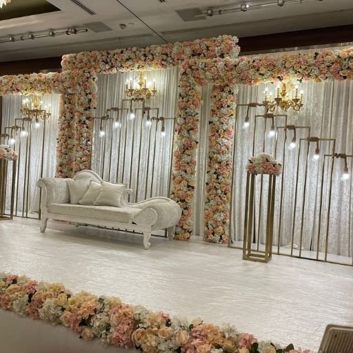 Large 3.6x7.2m Luxury Acrylic Wedding Stage Dubai