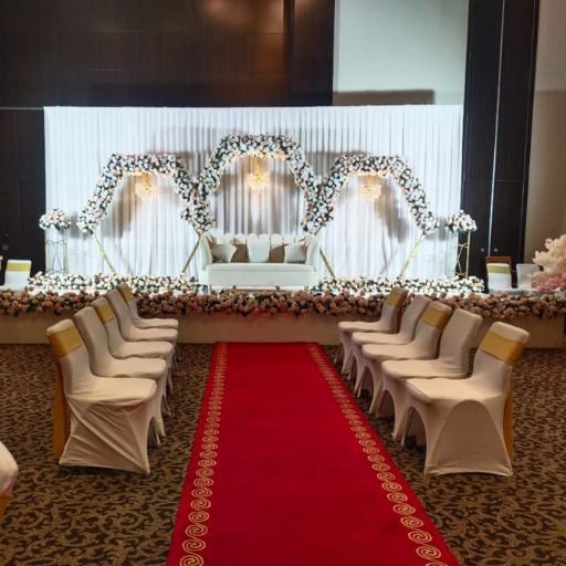 Wedding Stage with Diagonal Arches Dubai & across UAE