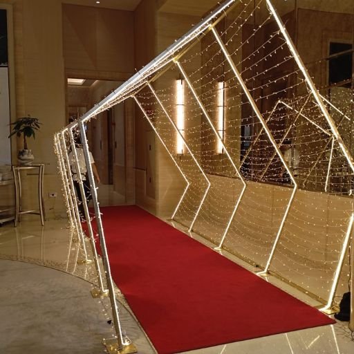 Led Metal Arch Golden Theme Dubai & across UAE